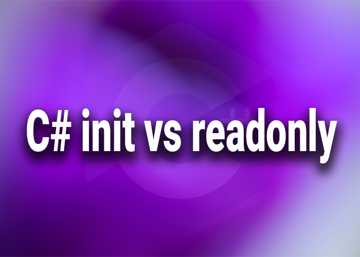 c# init vs readonly
